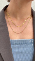 Collier Flat X Maillon