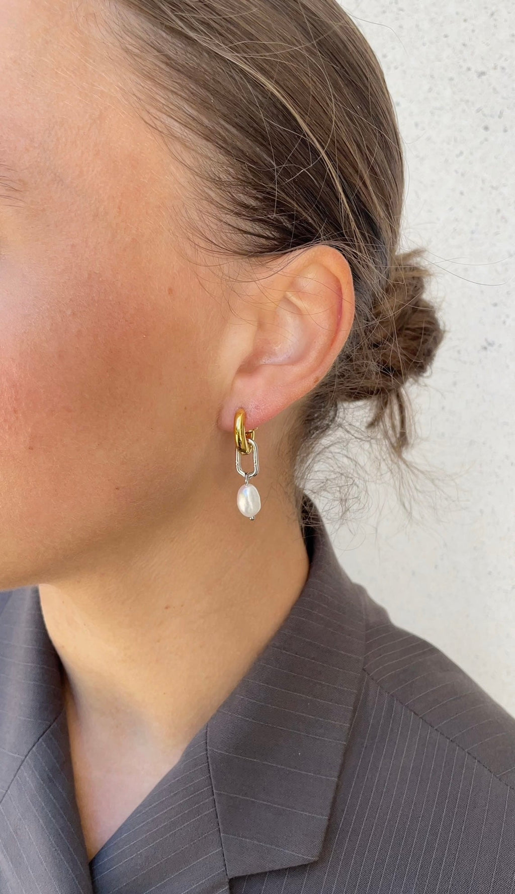 Boucles D'Oreilles Asymmetric Circle
