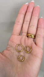 Boucles D'Oreilles Thin Classic Hoops