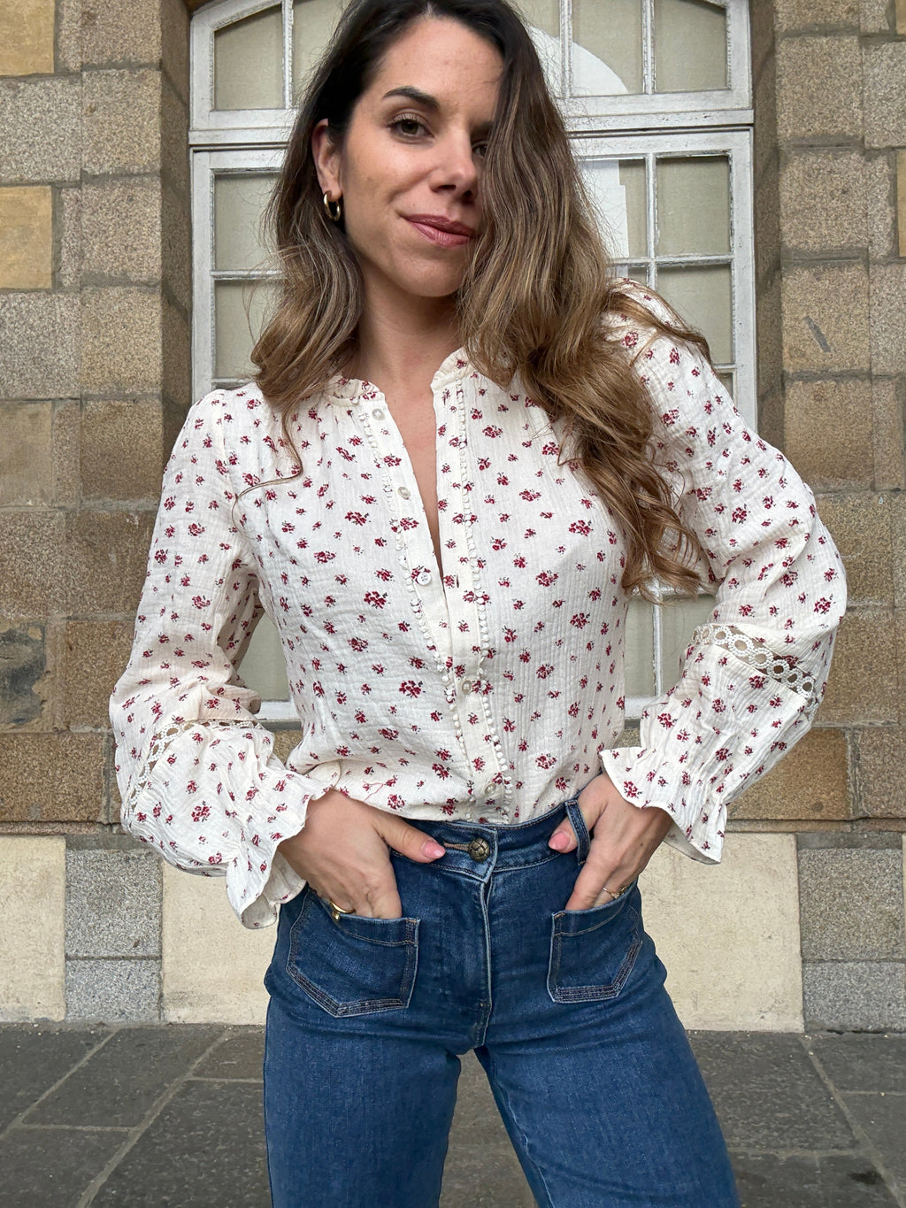 Blouse Fleurie Eugenie