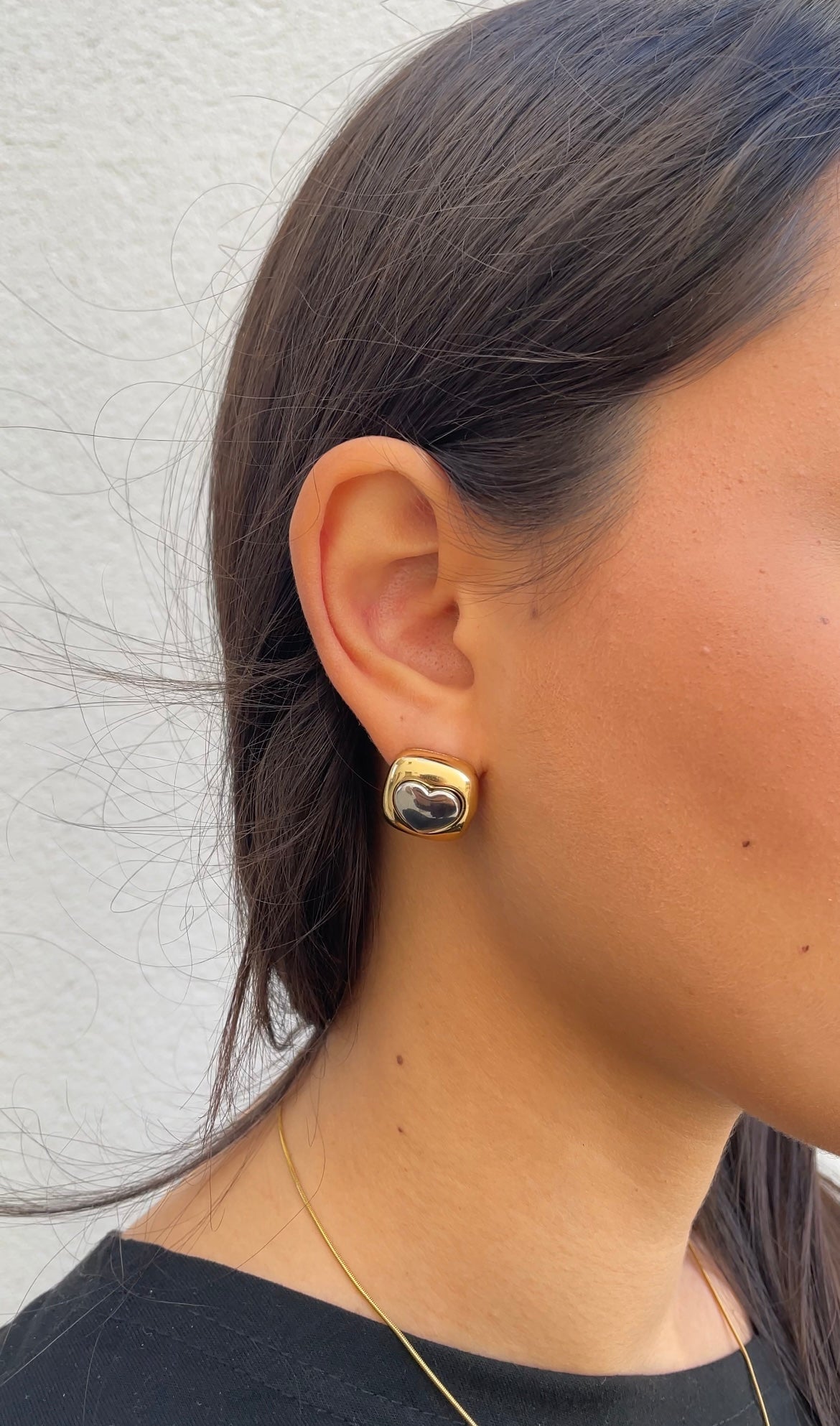 Boucles D'Oreilles Squares Heart