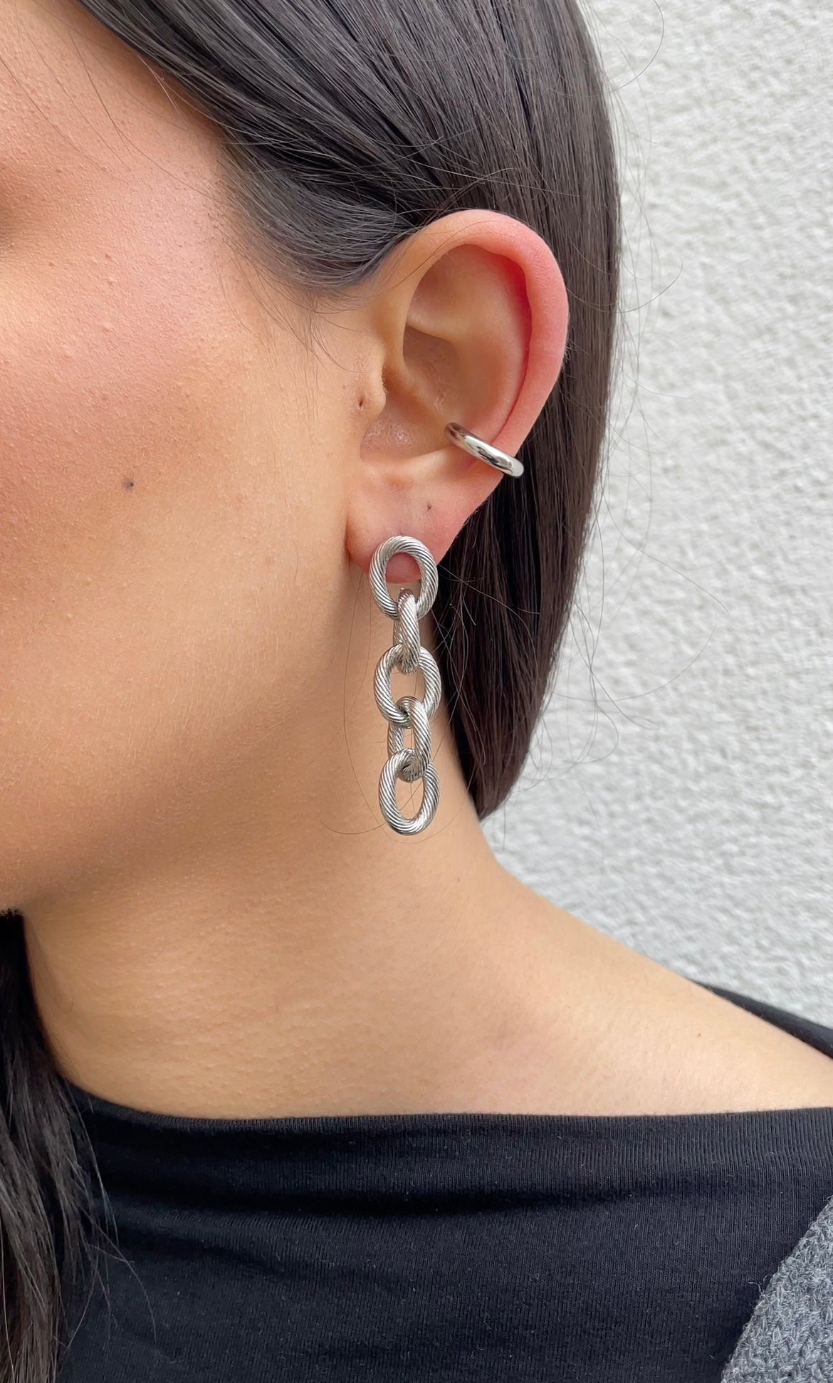 Boucles D'Oreilles Long Chain