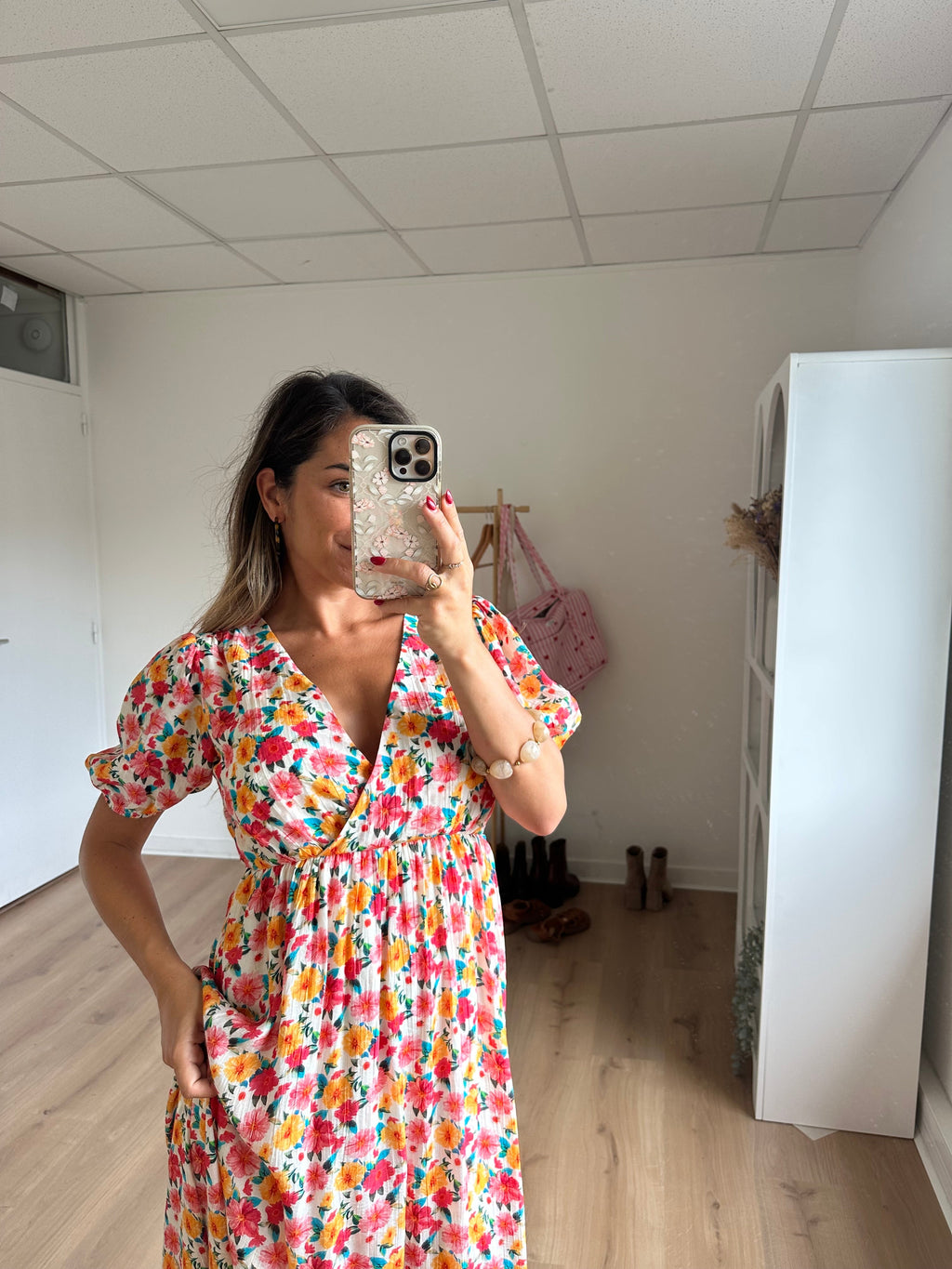 Robe Longue Fleurie Dorothée