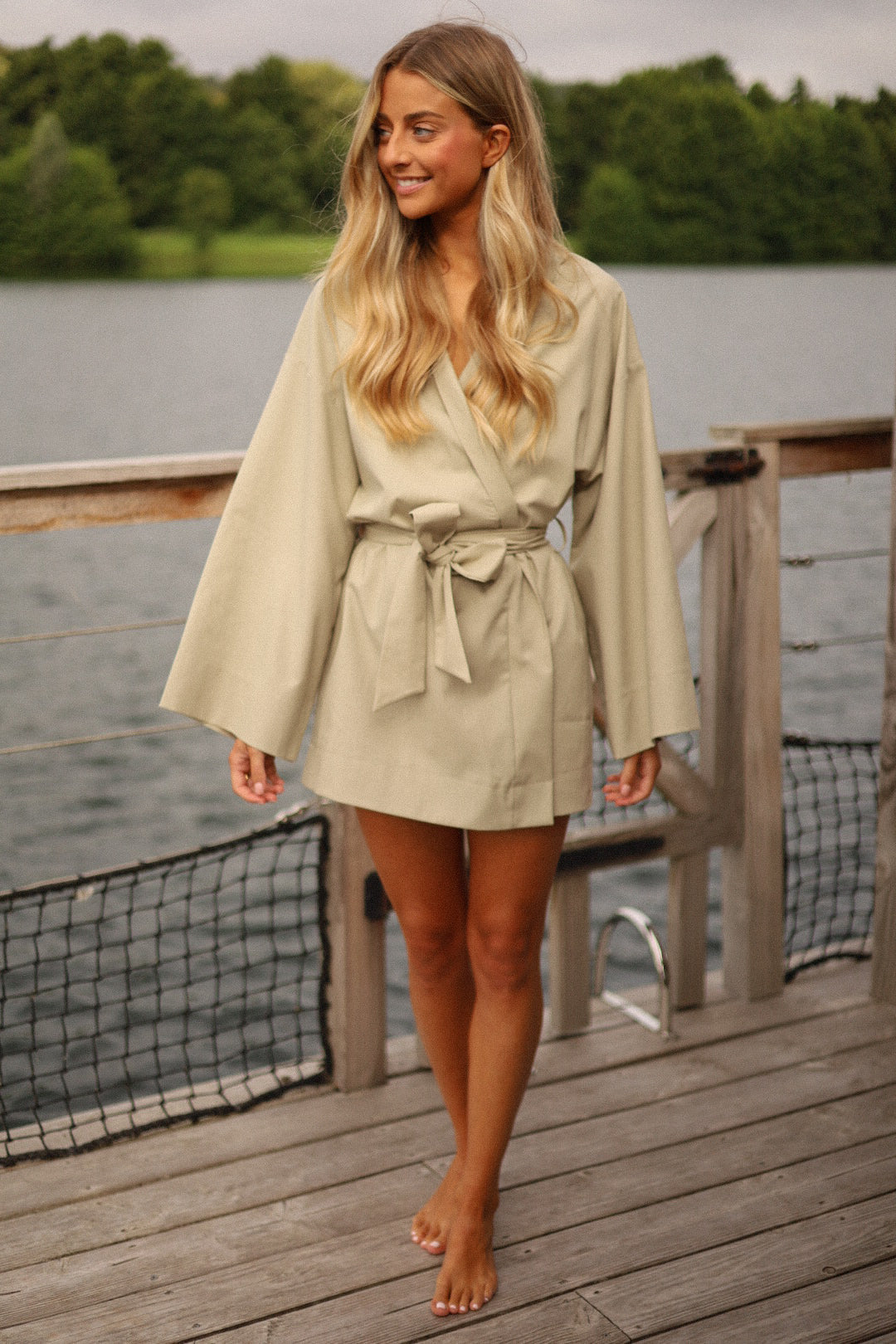 Robe Cache Cœur Marcy - Kaki