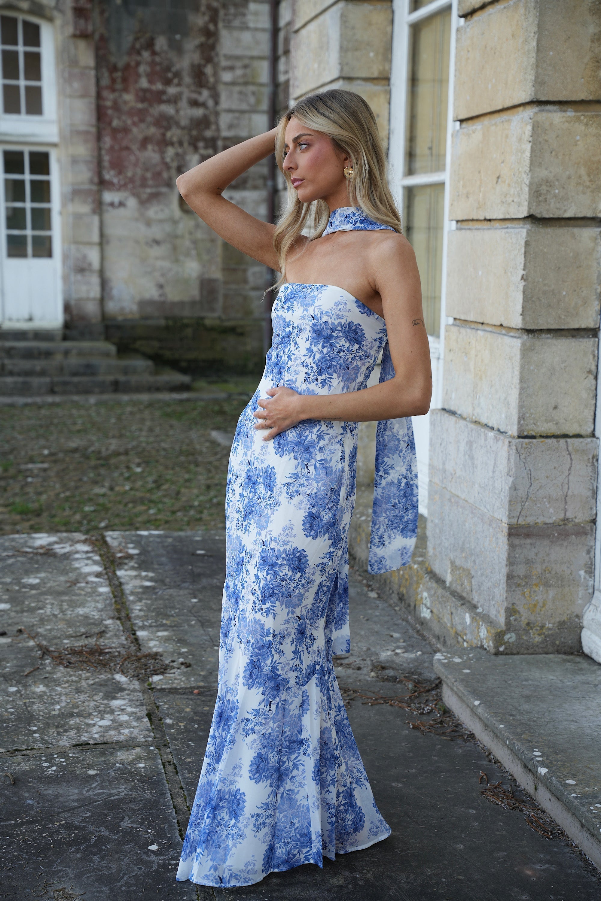 Robe Bustier Selma - Bleue