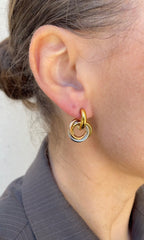 Boucles D'Oreilles Asymmetric Circle