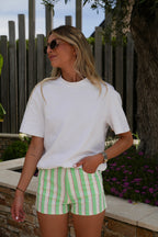 Short Rayé Olie - Vert