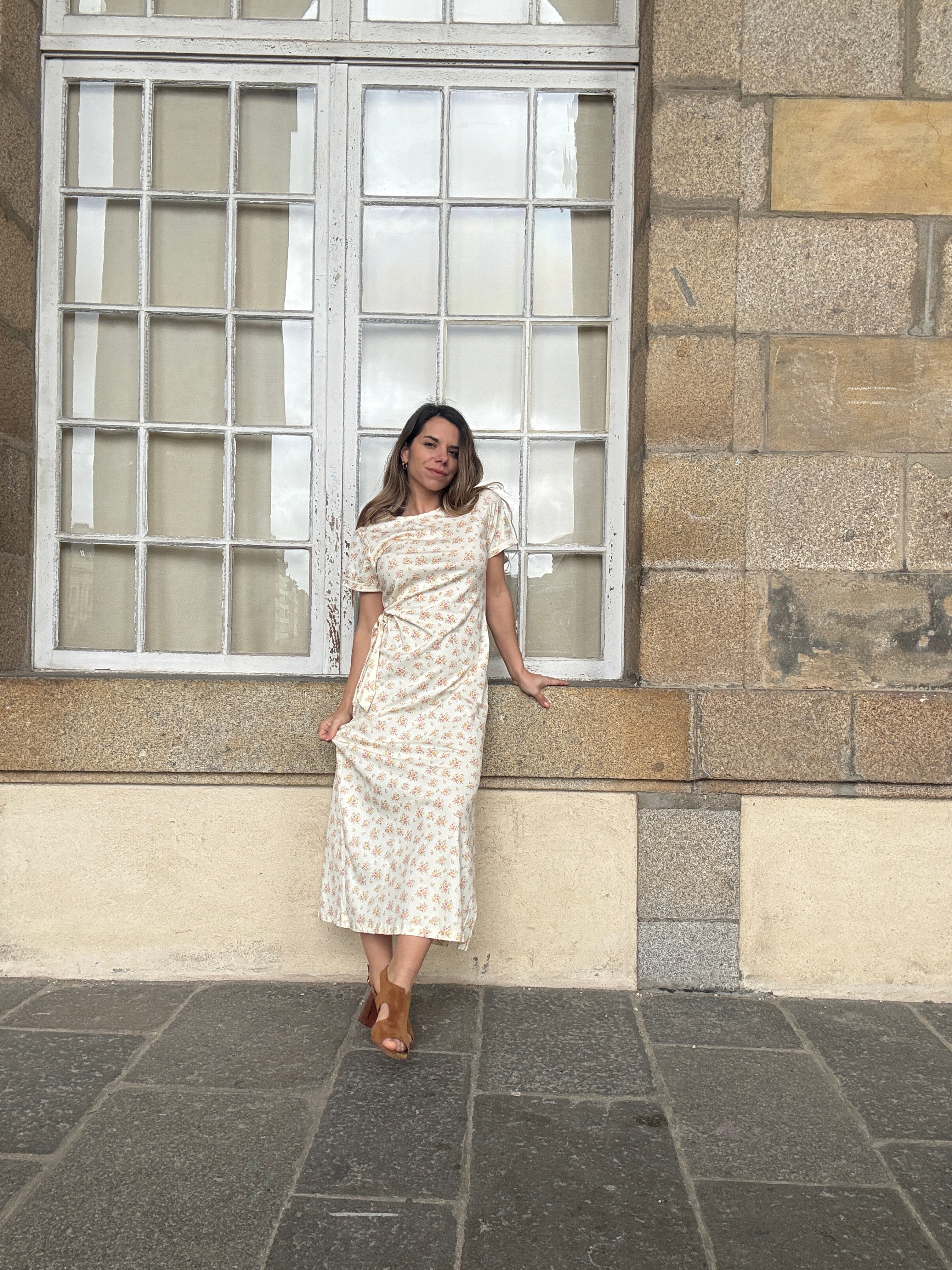 Robe Longue À Noeud Lucia