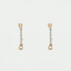 Boucles D'Oreilles "Créoles Charms" D0,1/30Ct - Or Jaune