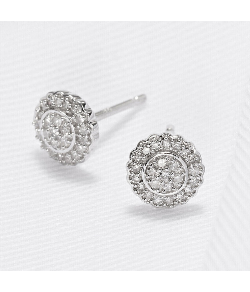Boucles D'Oreilles "Florita" - D0,18/48 - Or Blanc