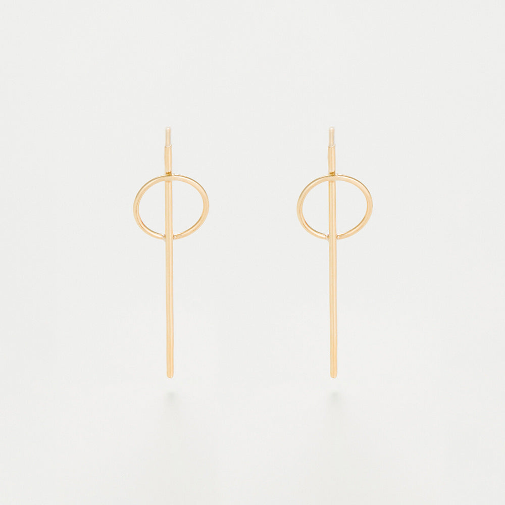 Boucles D'Oreilles "Epées" - Or Jaune 375/1000