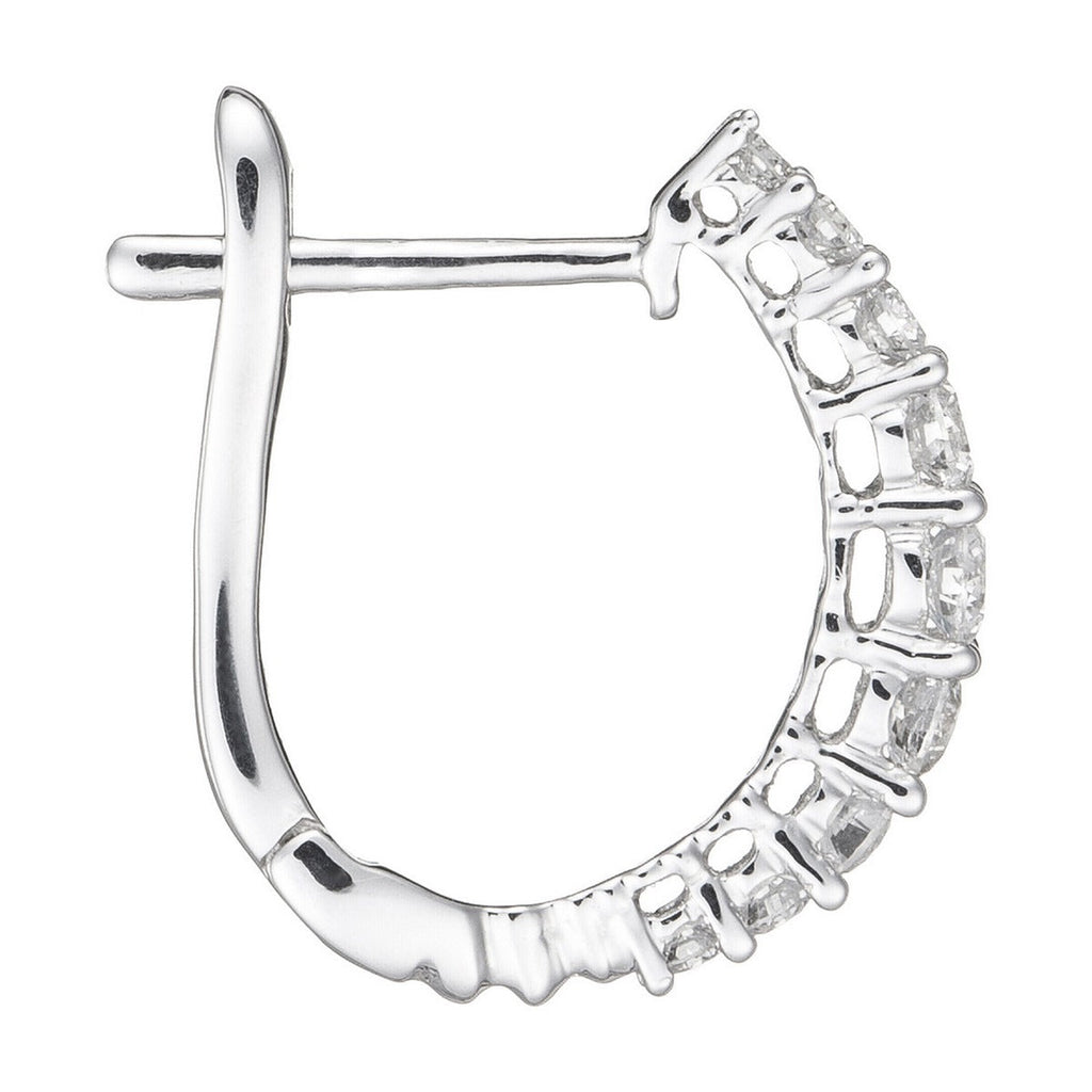 Boucles D'Oreilles "Euphorie" Diamants 0,30/18 - Or Blanc