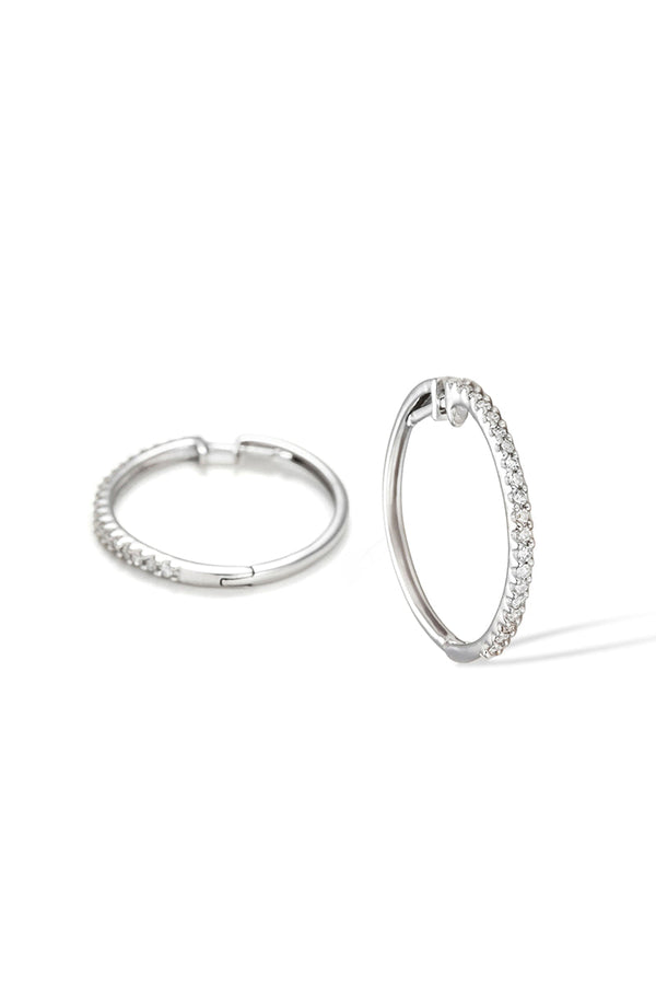 Boucles D'Oreilles "Créoles Light" 0,20Ct