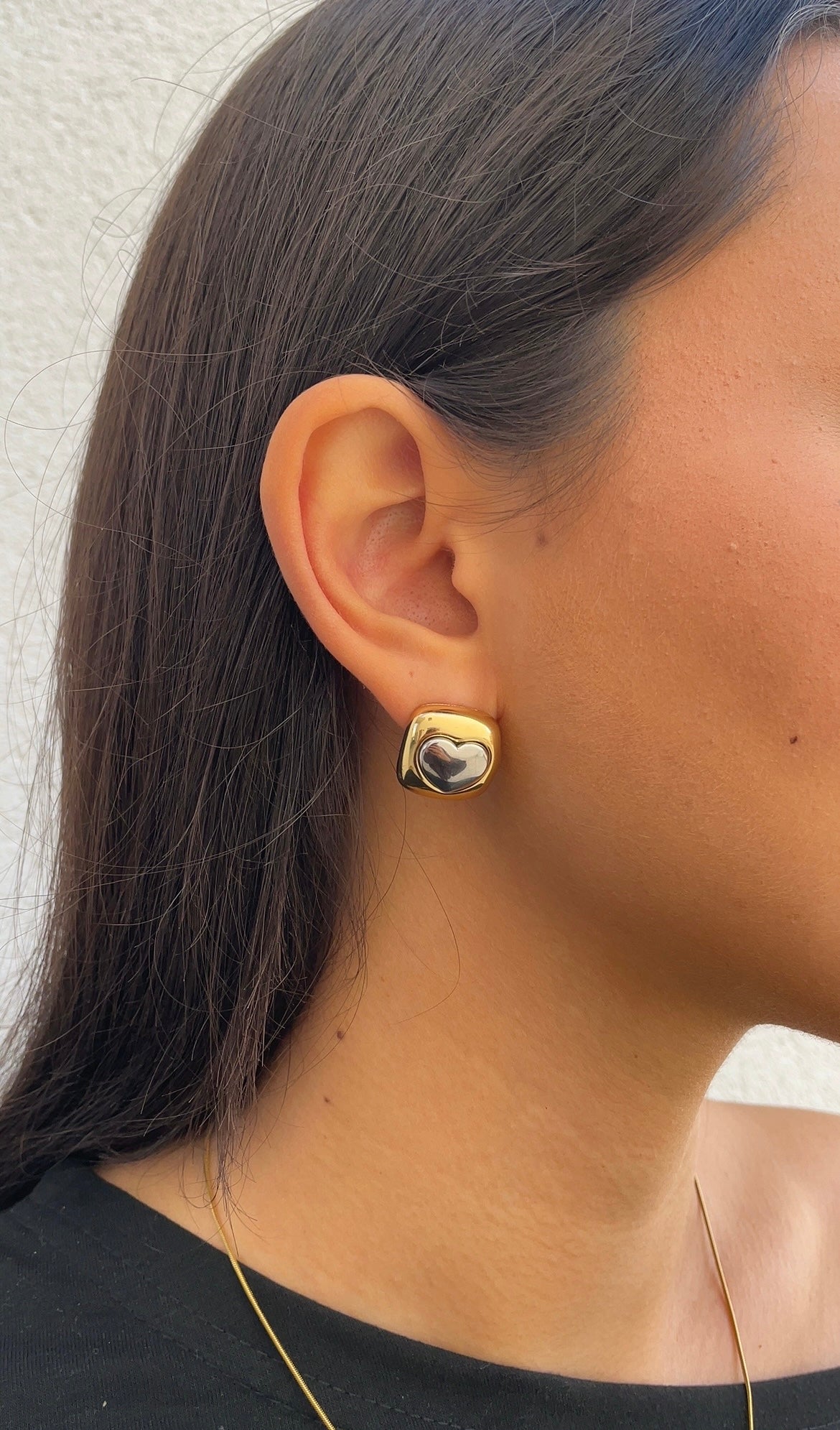 Boucles D'Oreilles Squares Heart