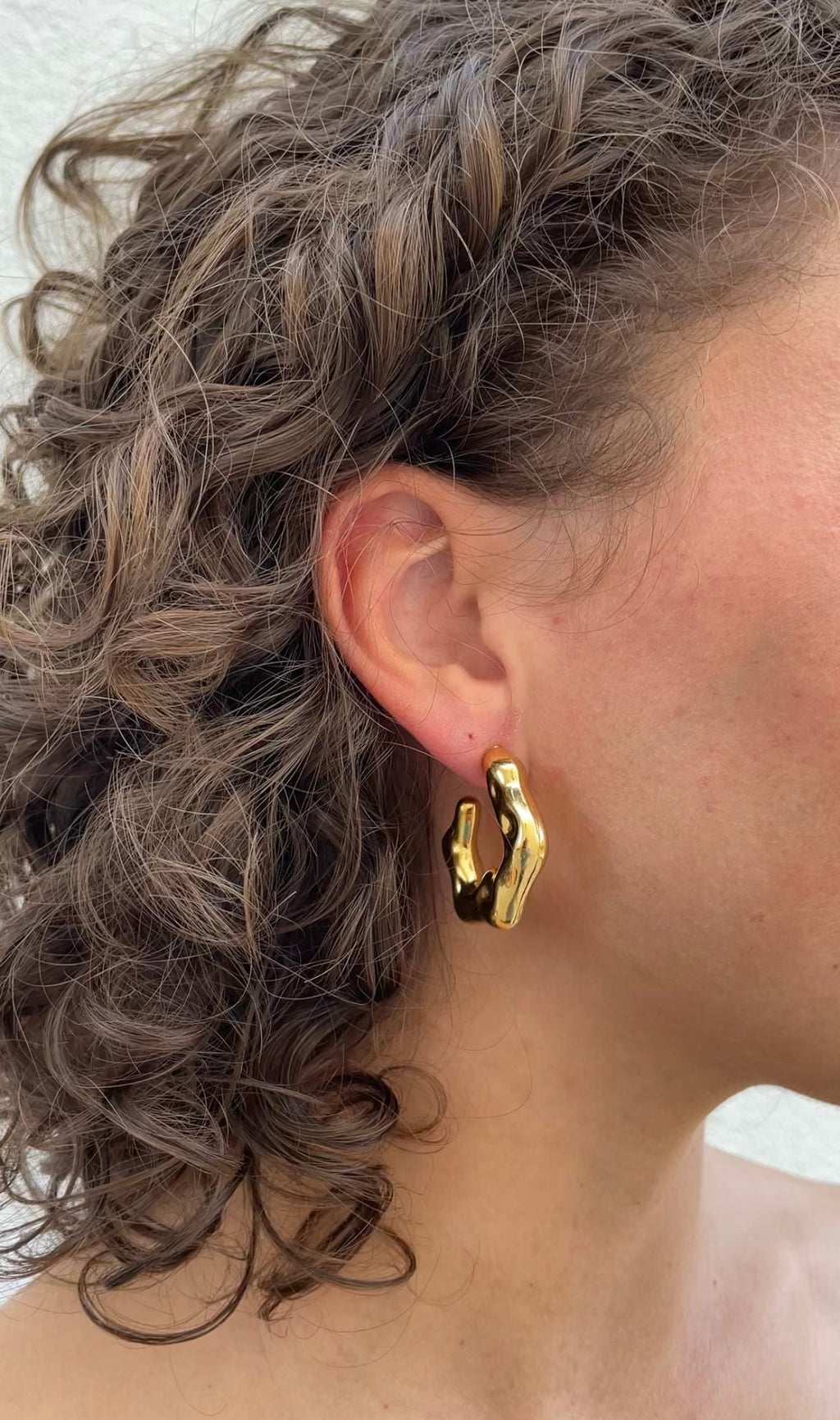 Boucles D'Oreilles Hammered