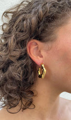 Boucles D'Oreilles Hammered