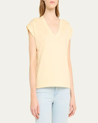 T-Shirt Easy Vneck - Canary