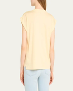 T-Shirt Easy Vneck - Canary