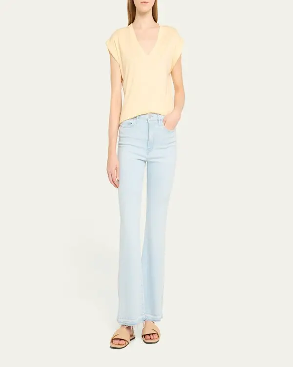 T-Shirt Easy Vneck - Canary