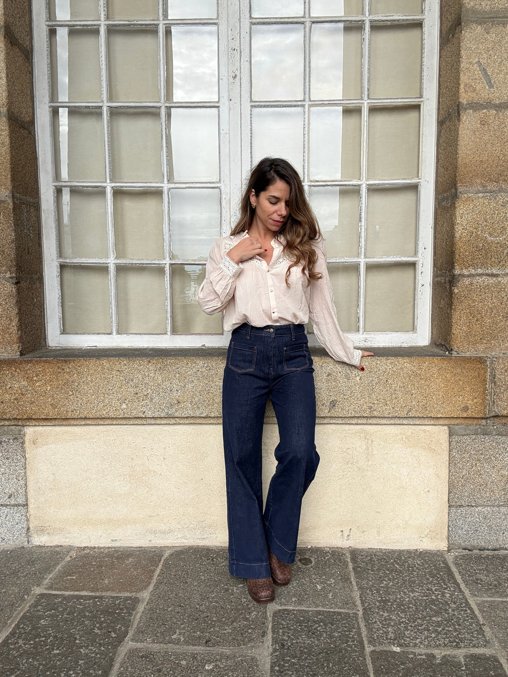 Blouse Écrue Camelia