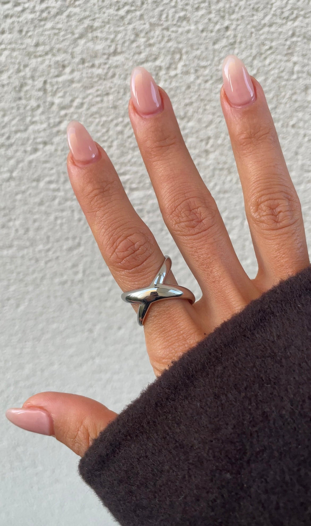 Bague Thin Cross