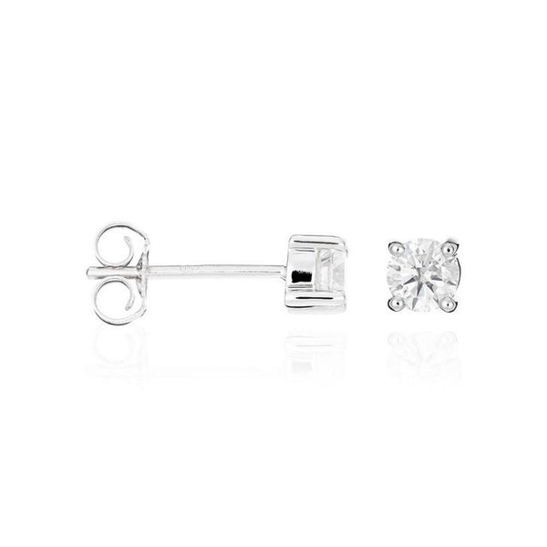 Boucles D'Oreilles "Eternelle" Diamant 0,50Ct/2 - Or Blanc