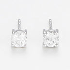 Boucles D'Oreilles "Eternelle" D0,50Ct/2 - Or Blanc 750/1000