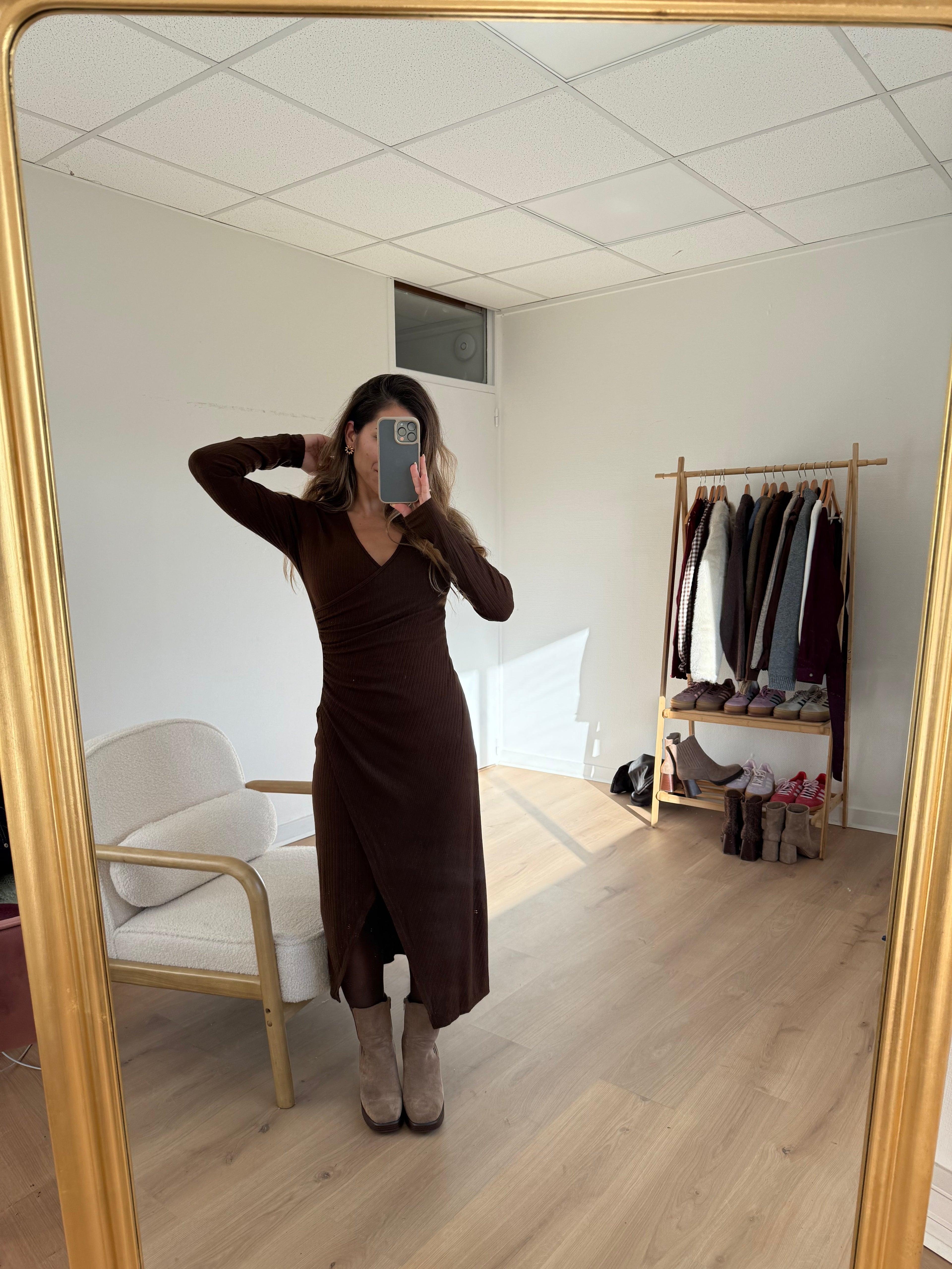 Robe Romane Chocolat