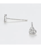Boucles D'Oreilles "Coeurs Diamond" - Diamants 0,07Ct/20 - Or Blanc