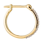 Boucles D'Oreilles "Créoles Sublimes" D0,10Ct/26 - Or Jaune 375/1000