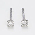 Boucles D'Oreilles "Ma Puce 0,10Ct" - Or Blanc