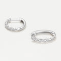 Boucles D'Oreilles "Créoles Trenzas  0,15Ct/44