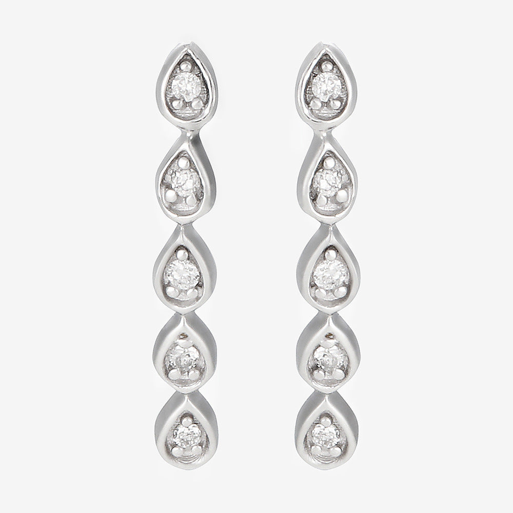 Boucles d'Oreilles "Rainfall" D0,03/10