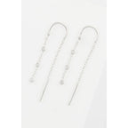 Boucle D'Oreilles "Euthénia" - D0,10/8 - Or Blanc