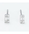 Boucles D'Oreilles "Lumière Éthérée" - D0,10/12 - Or Blanc
