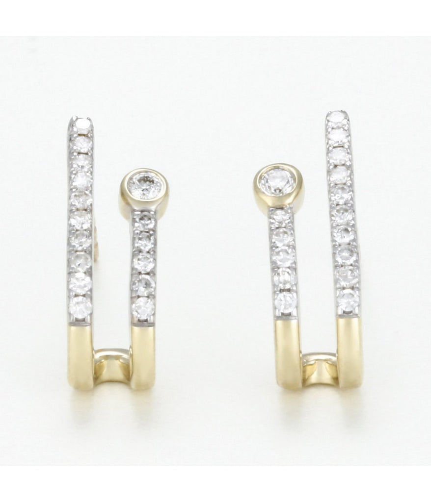 Boucles D'Oreilles "Treasure" - D0,15/32 - Or Jaune