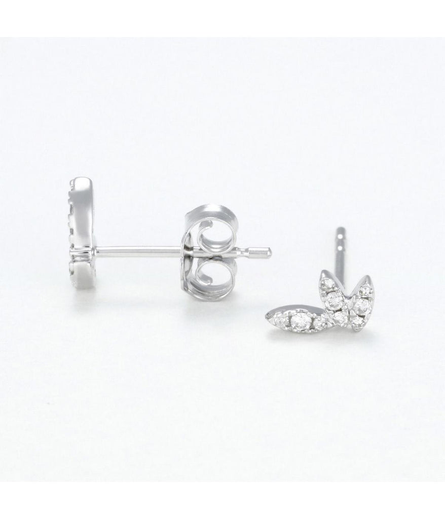 Boucles D'Oreilles "Pretty Wings" - D0,08/18 - Or Blanc
