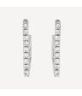 Boucles D'Oreilles "Vision" - D0,05/18 - Or Blanc