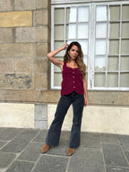 Top Ambre Bordeaux