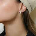 Boucles D'Oreilles "Merveilles De Lumières" Diamants 0,50/62 - Or Jaune 375/1000