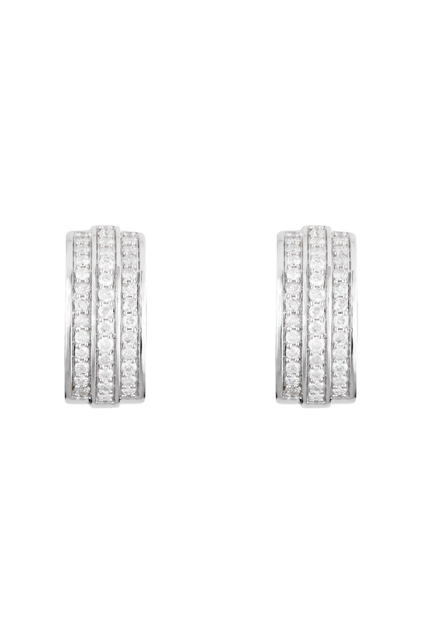 Boucles d'oreilles "Chemin de ton cœur" Diamants 0,51/74