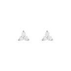 Boucles D'Oreilles "Anna" Diamants 0,12/6 - Or Blanc 375/1000
