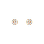 Boucles D'Oreilles "Divine" Diamants 0,12/36 - Or Jaune 375/1000