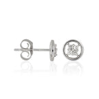 Boucles D'Oreilles "Sweet Dream" Diamants 0,12/8 - Or Blanc 375/1000