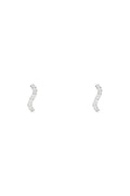 Boucles D'Oreilles "Douce Vague" Diamants 0,05/18