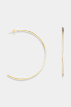 Boucle D'Oreilles "Créoles Or "6Mm