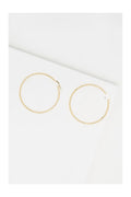 Boucle D'Oreilles "Créoles Santa" 50 Mm