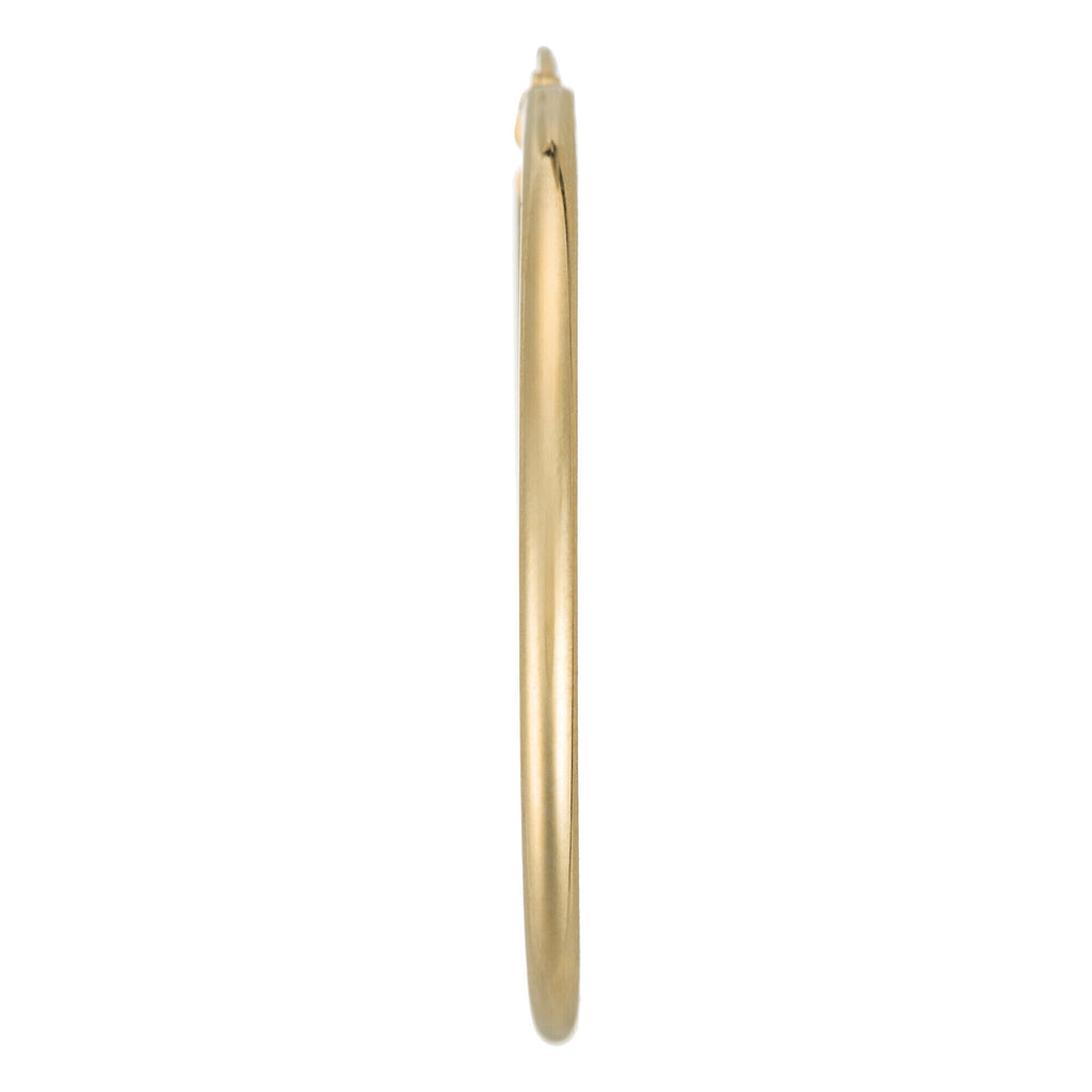 Créoles "Oro" - Diamètre 30 Mm Or Jaune 375/1000