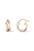 Boucles D'Oreilles Créoles "Enchanteresse" 1,2 Cm