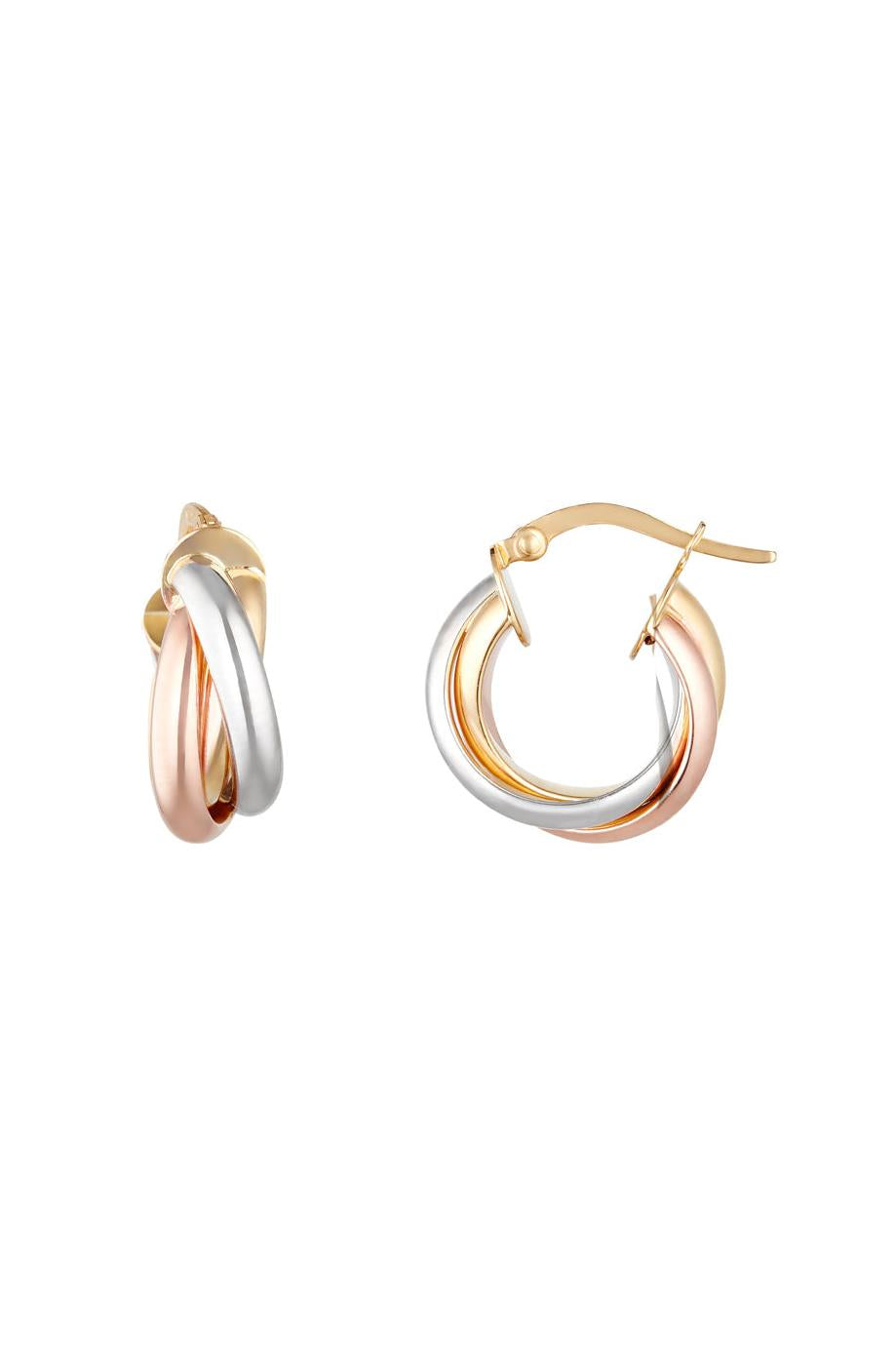 Boucles D'Oreilles Créoles "Enchanteresse" 1,2 Cm